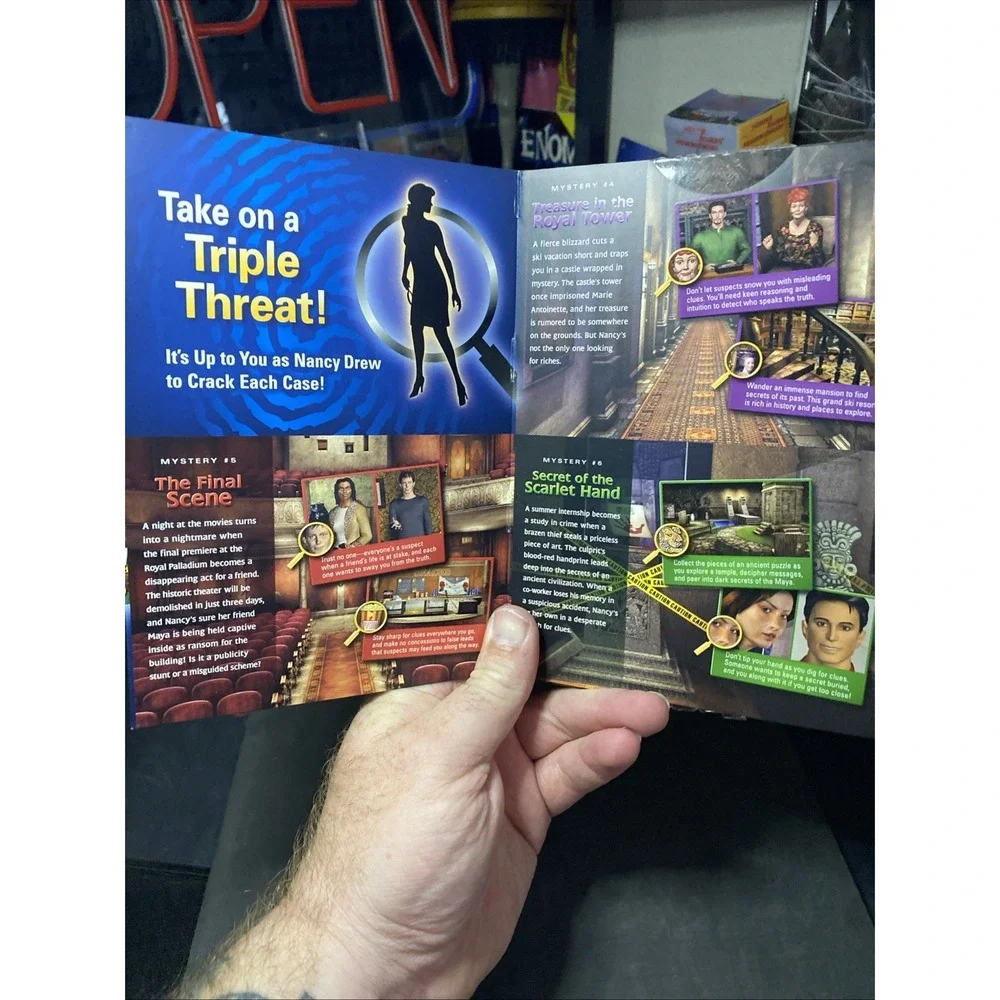 Nancy Drew Triple Threat 2 - Windows (Games number 4,5, and 6)